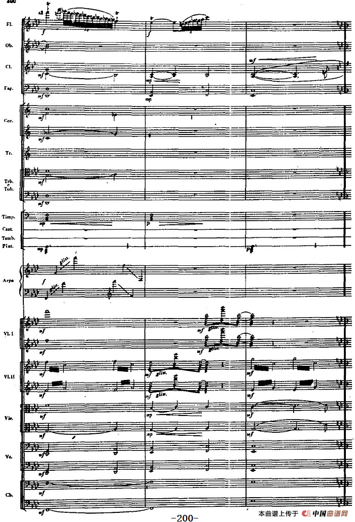 交响曲《长征》第四乐章 翻雪山，过草地（总谱P191——211）