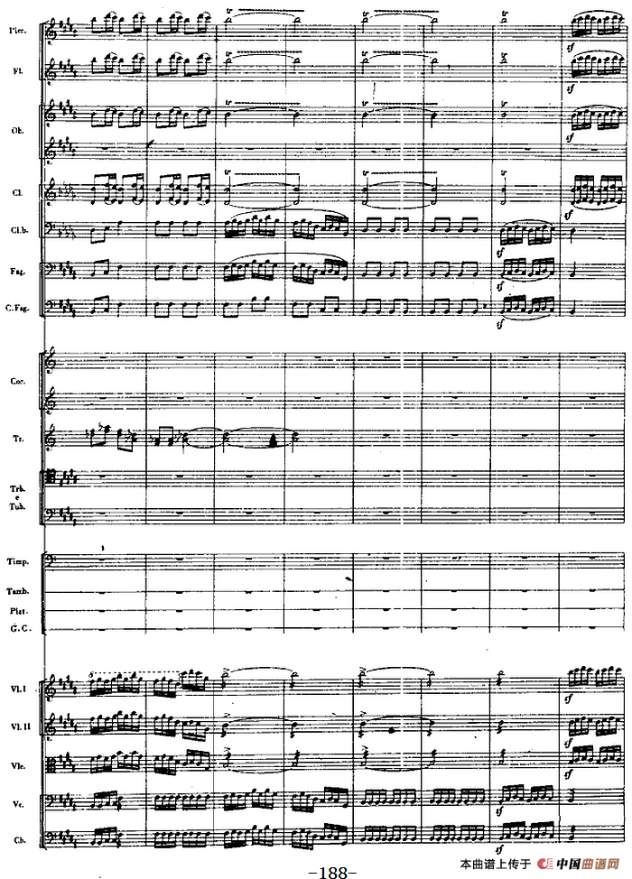 交响曲《长征》第三乐章 飞夺泸定桥（总谱P161——190）
