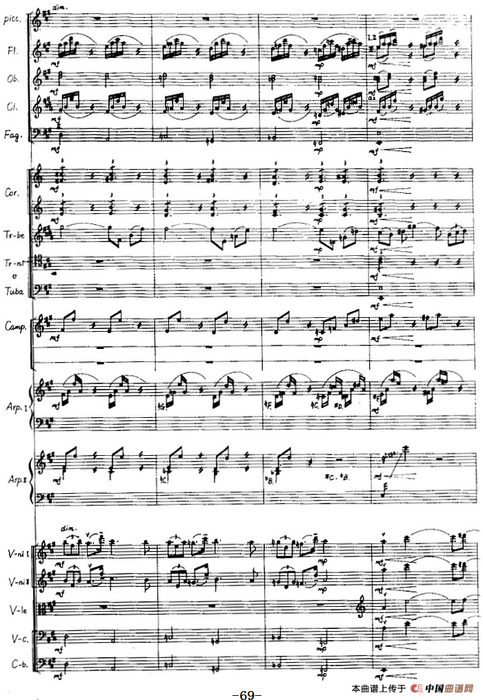 交响音画：北方森林（总谱P61——83）