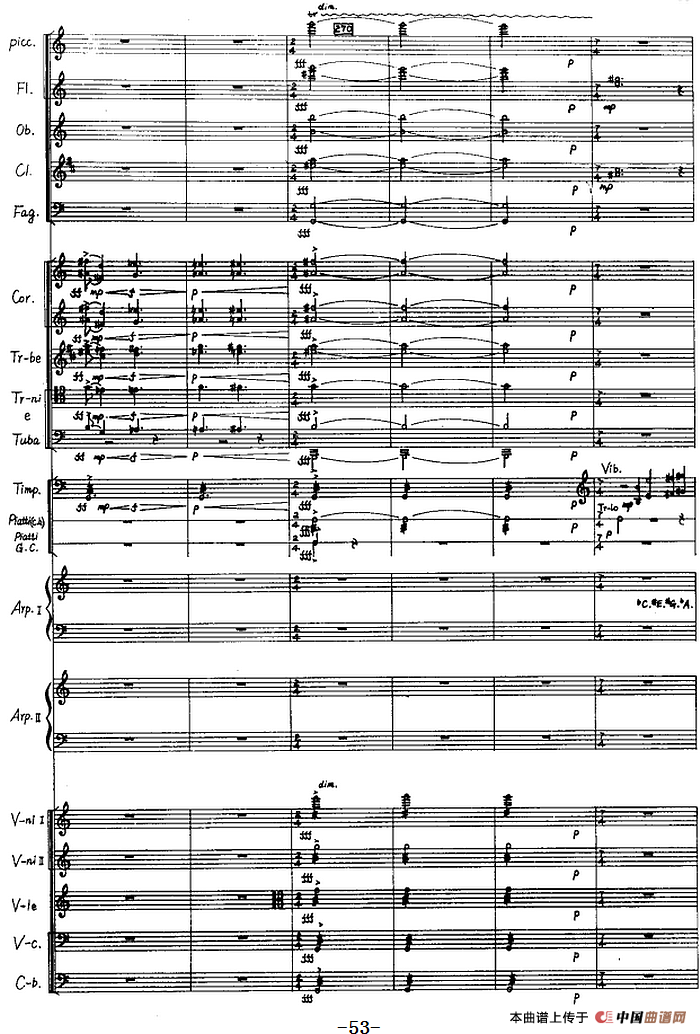 交响音画：北方森林（总谱P41——60）
