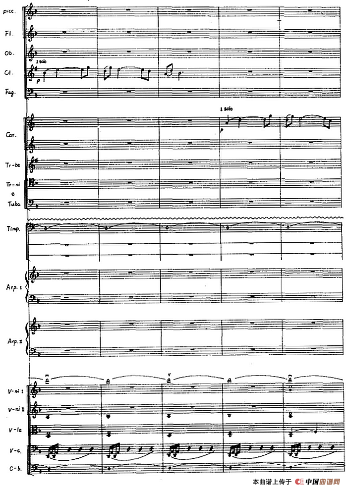 交响音画：北方森林（总谱P1——20）