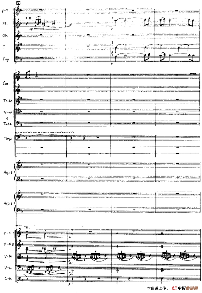 交响音画：北方森林（总谱P1——20）