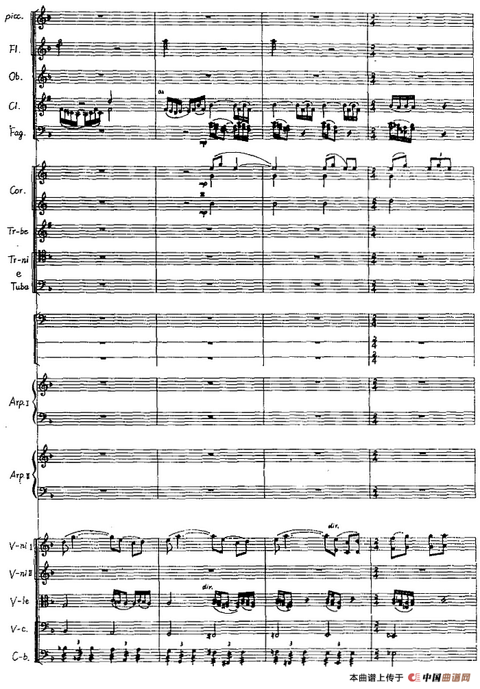 交响音画：北方森林（总谱P1——20）