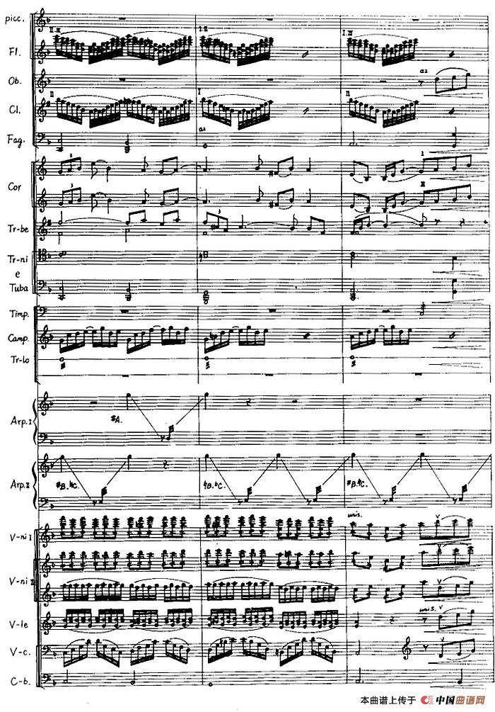 交响音画：北方森林（总谱P1——20）