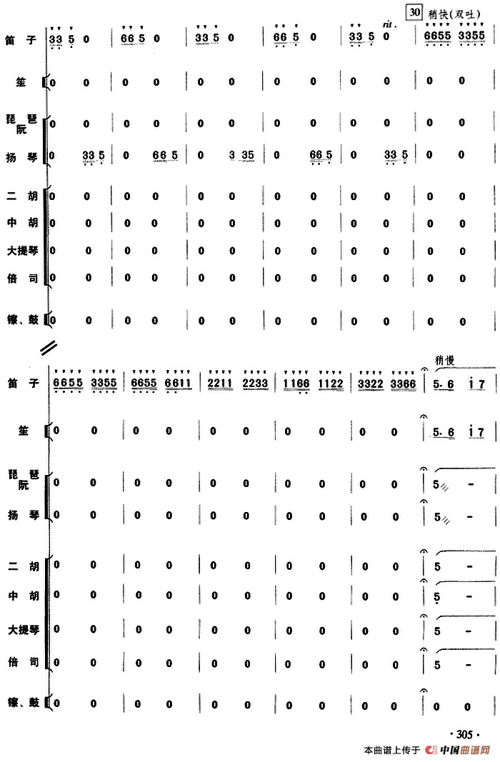 油田早晨（乐队总谱）