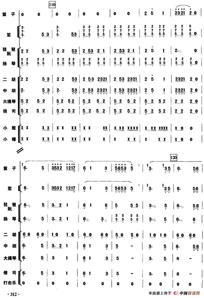 油田早晨（乐队总谱）