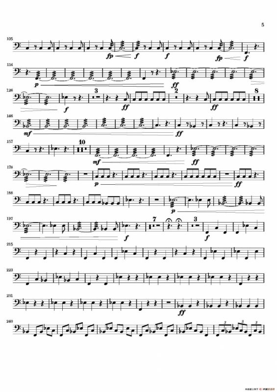 Movement（萨克斯四重奏与打击乐）（定音鼓分谱）