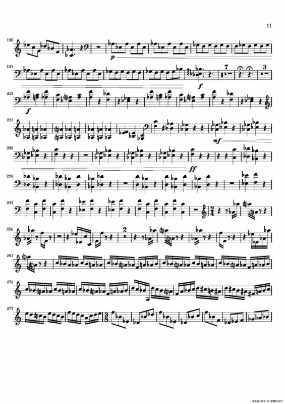 Movement（萨克斯四重奏与打击乐）（第二木琴分谱）