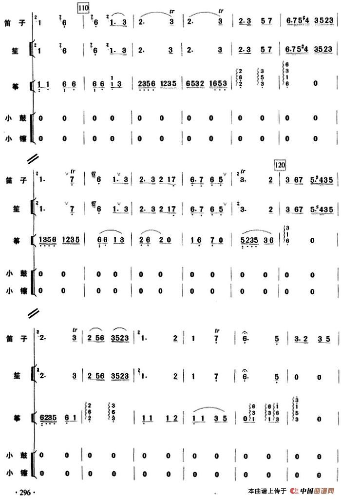 长城抒怀（民乐队总谱）
