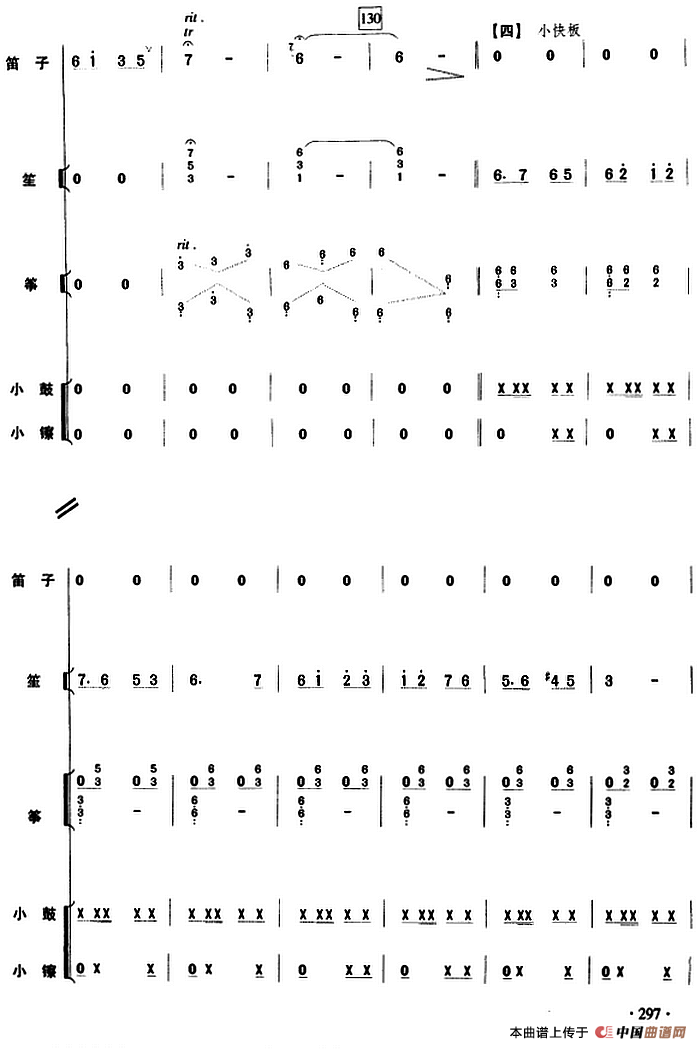 长城抒怀（民乐队总谱）