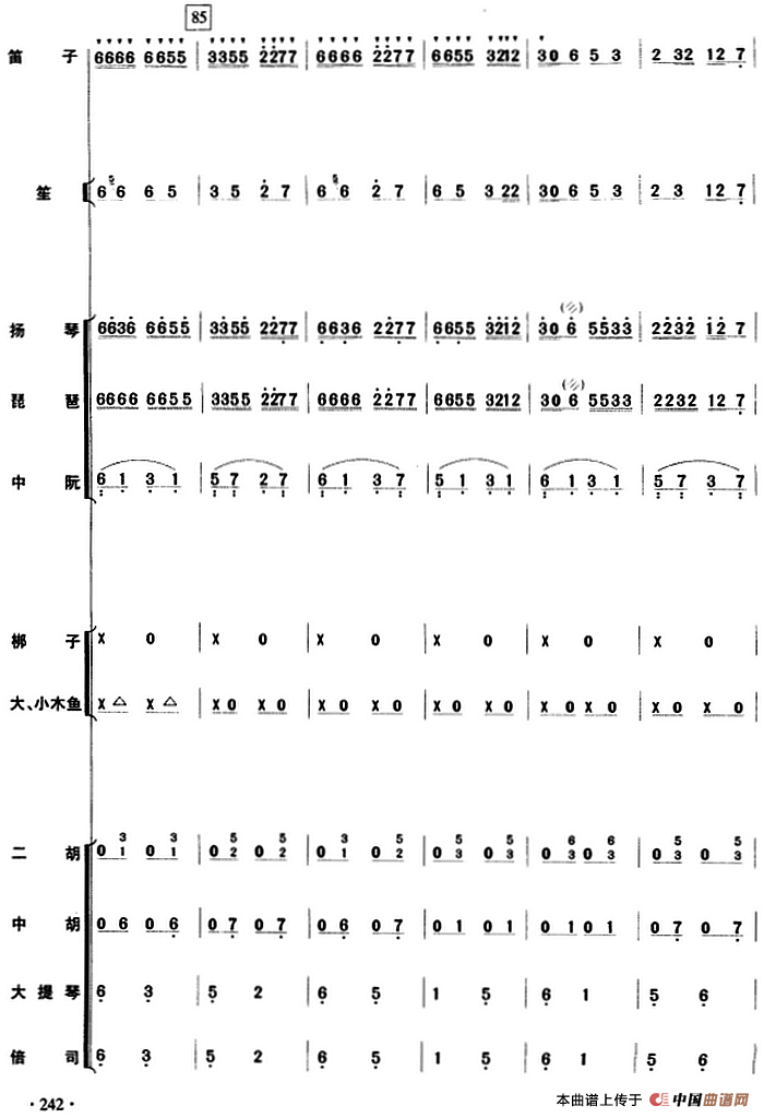 庆丰收（民乐队总谱）
