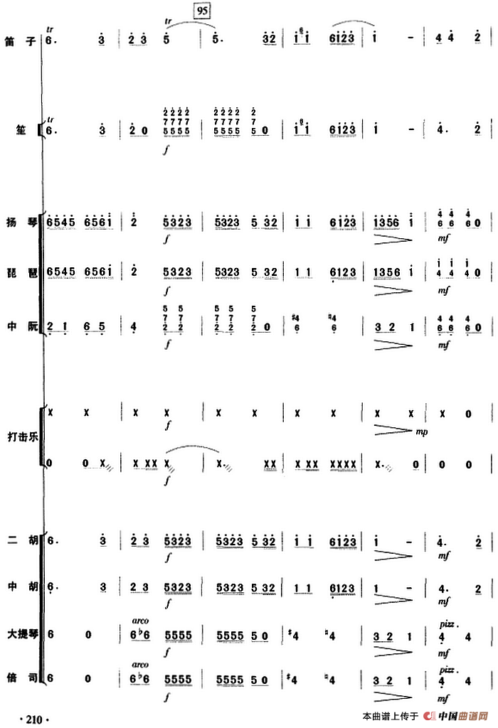 摘棉花（民乐队总谱）