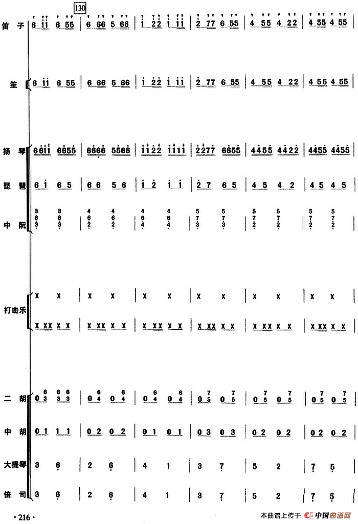 摘棉花（民乐队总谱）