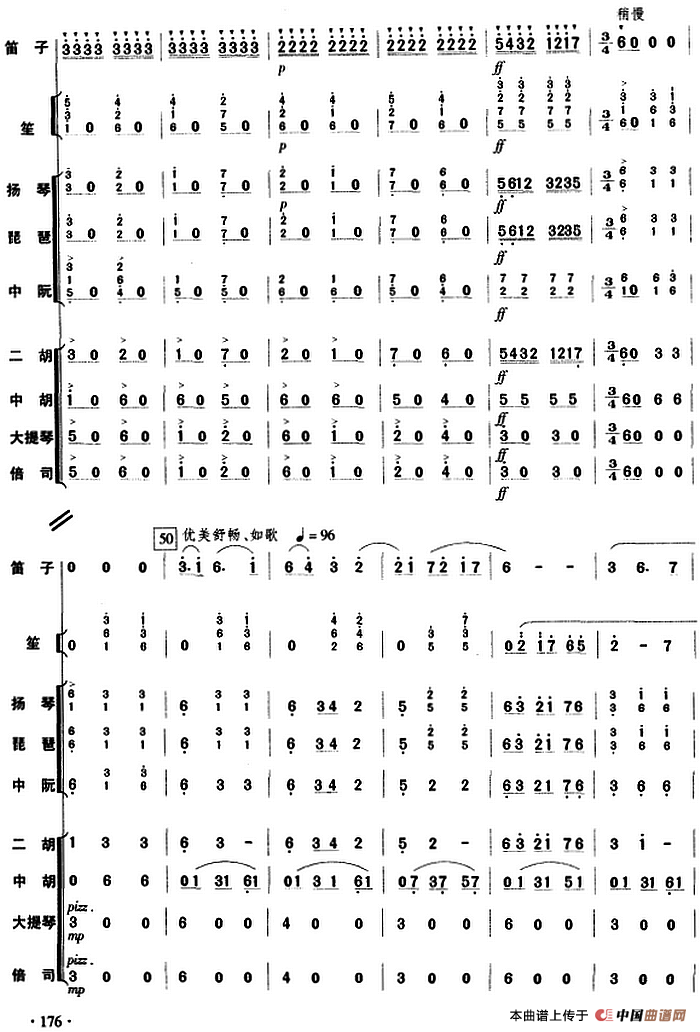 塔塔尔族舞曲（乐队总谱）