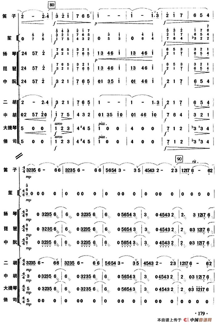 塔塔尔族舞曲（乐队总谱）