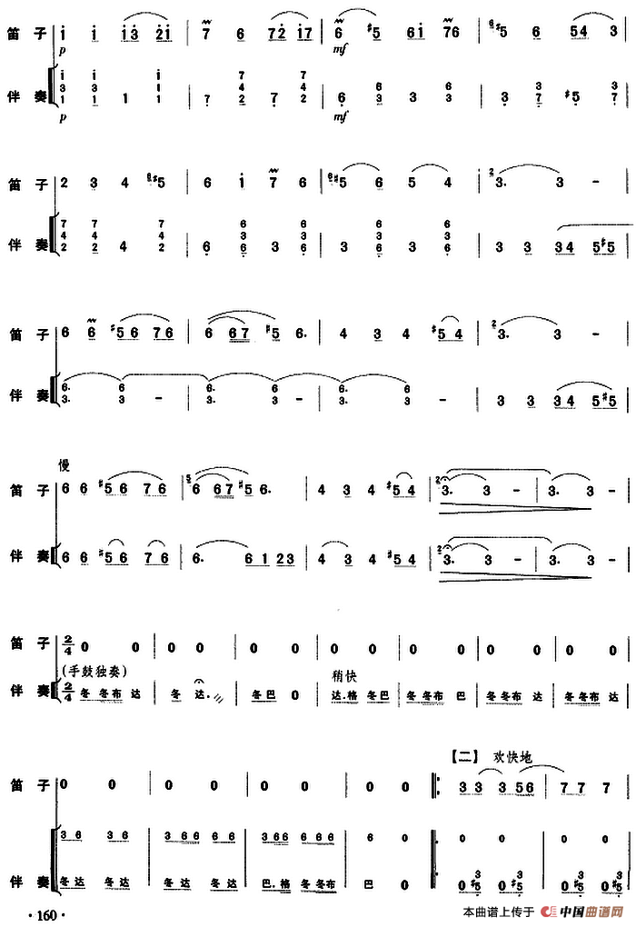 帕米尔的春天（民乐队总谱）