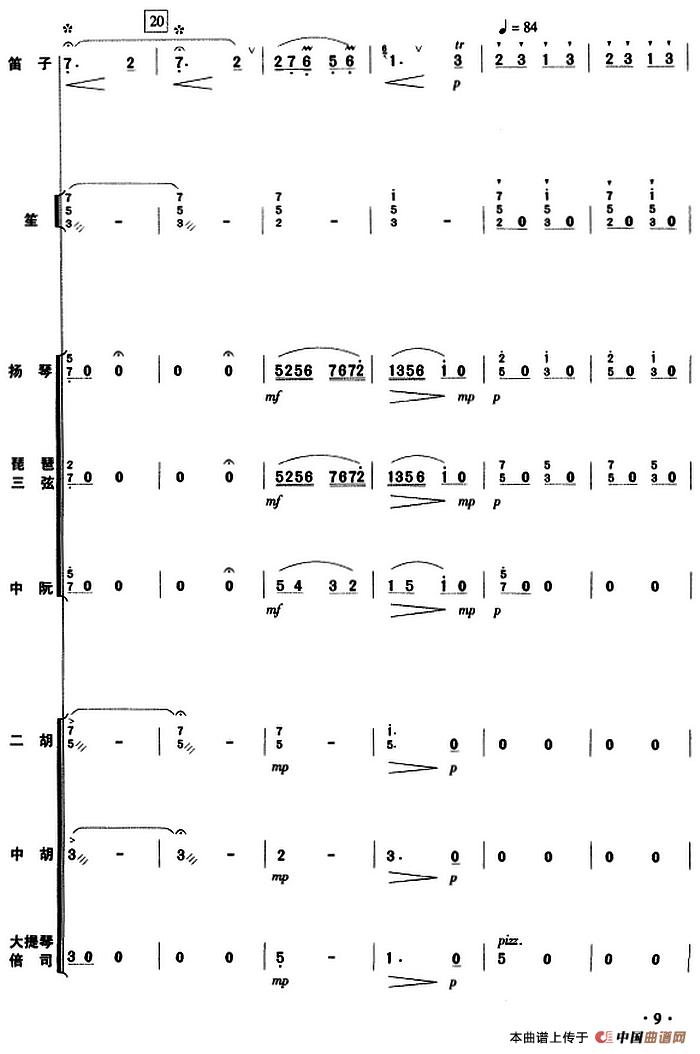 喜相逢（乐队总谱）