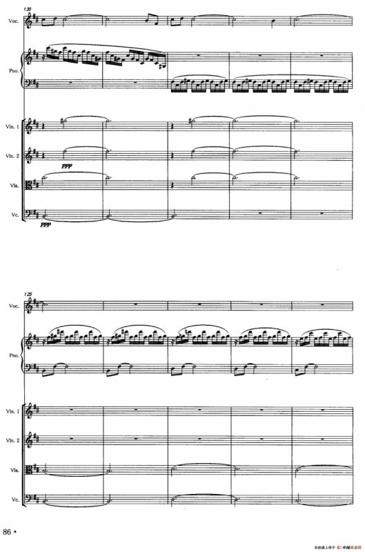 定情（舞剧《金布银贴》选段）（为女声、钢琴、弦乐四重奏而作）