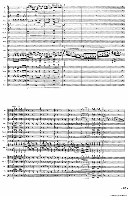 长征钢琴协奏曲之大会师（钢琴+大乐队伴奏总谱）