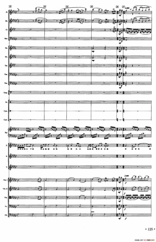 爱国之恋（声乐及伴奏总谱）