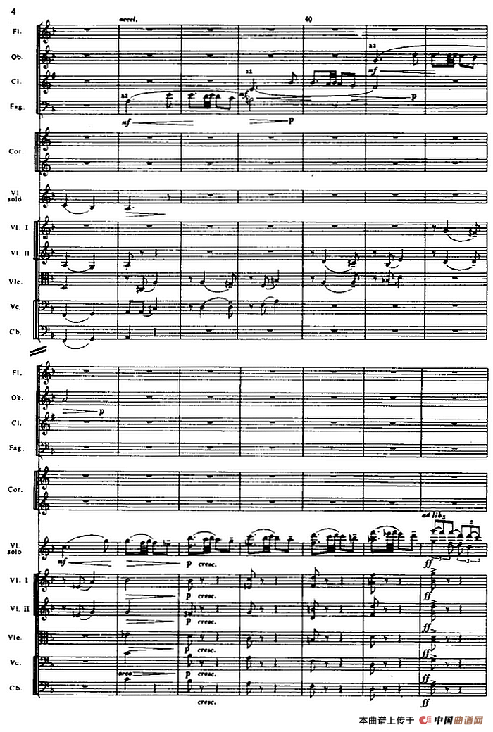 抹去吧眼角的泪（选自电影《生活的颤音》、总谱）