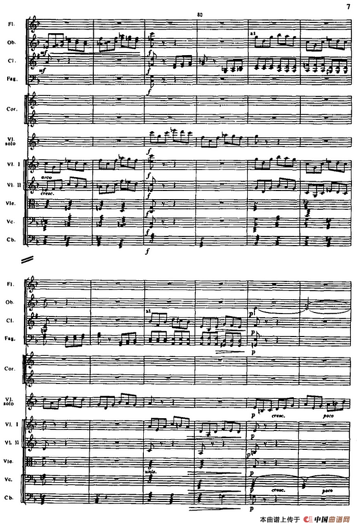 抹去吧眼角的泪（选自电影《生活的颤音》、总谱）