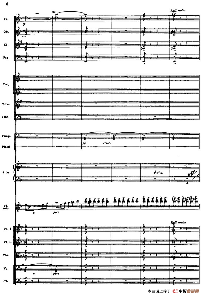 抹去吧眼角的泪（选自电影《生活的颤音》、总谱）