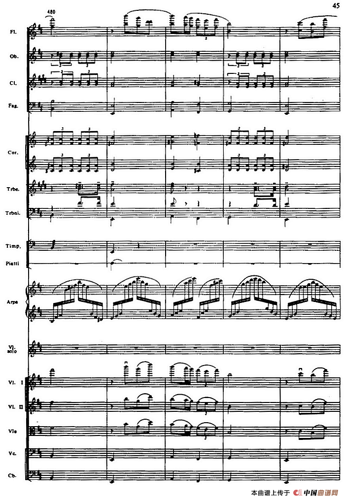 抹去吧眼角的泪（选自电影《生活的颤音》、总谱）