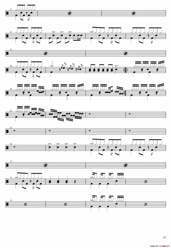 Brave heart（鼓谱）