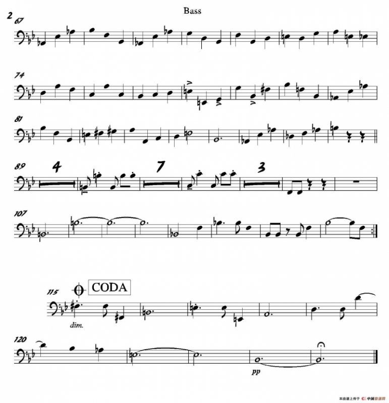 Macht Hoch Die Tru…（贝司分谱）