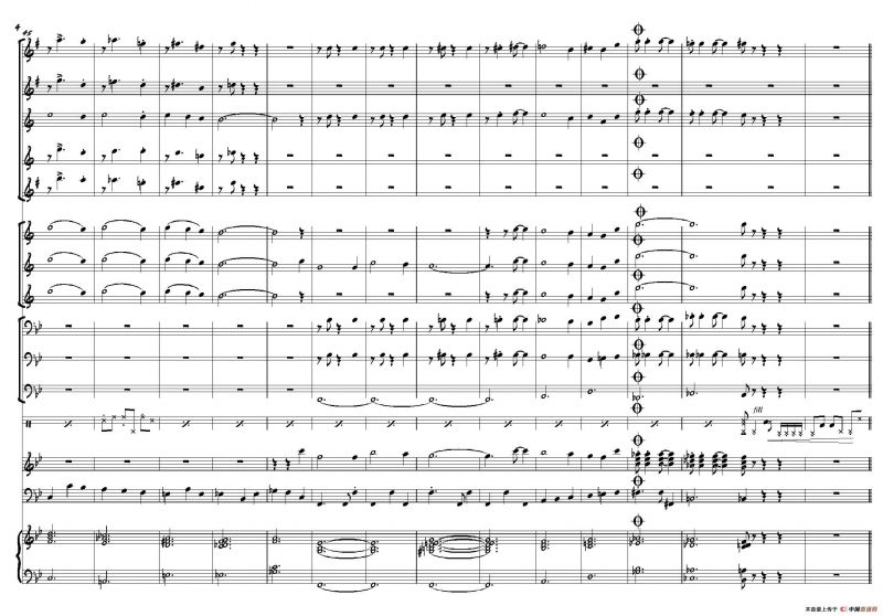 Macht Hoch Die Tru…（管乐团总谱）