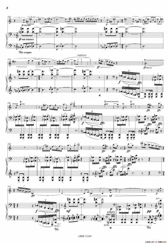 Lustration for The Millennium（双簧管独奏+钢琴伴奏）