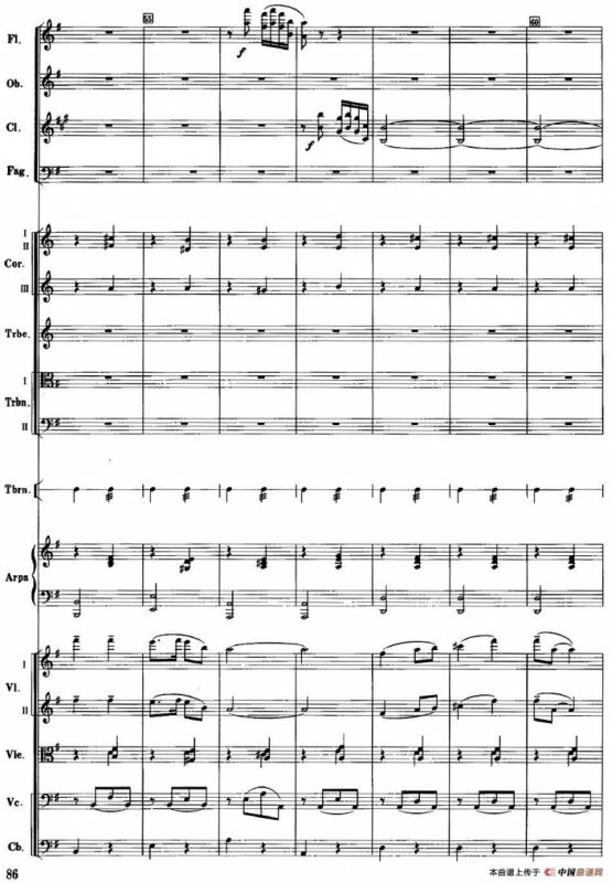 红色娘子军音乐会组曲7.快乐的女战士（管弦乐总谱）