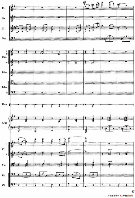 红色娘子军音乐会组曲7.快乐的女战士（管弦乐总谱）