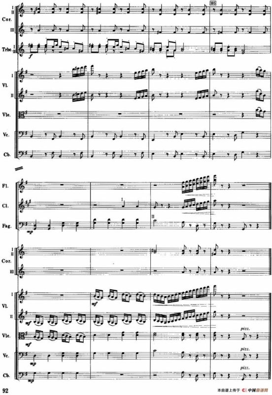 红色娘子军音乐会组曲7.快乐的女战士（管弦乐总谱）