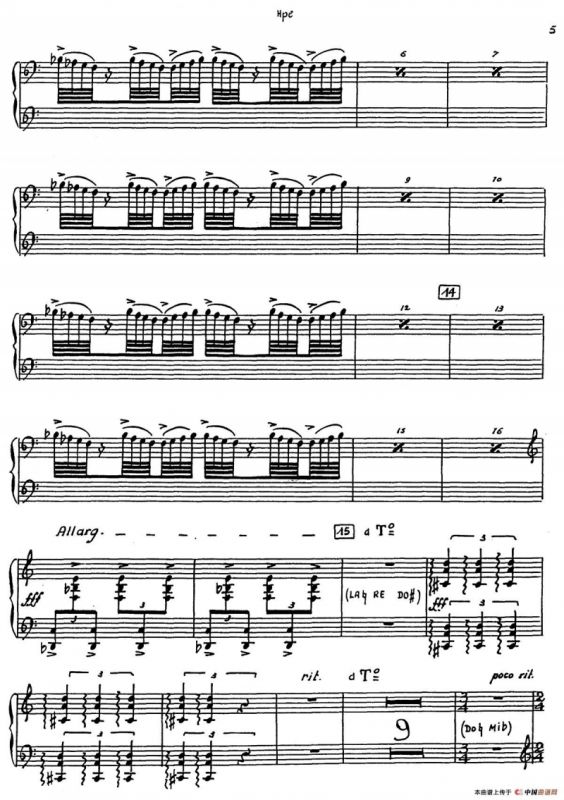 Nonetto（竖琴分谱）