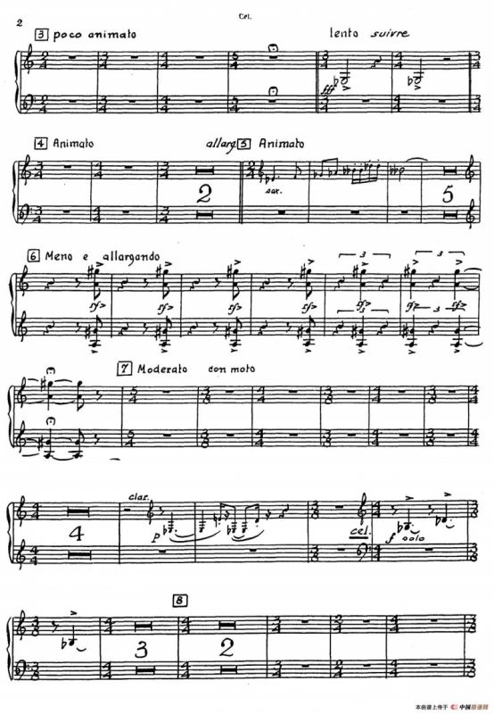 Nonetto（钢片琴分谱）