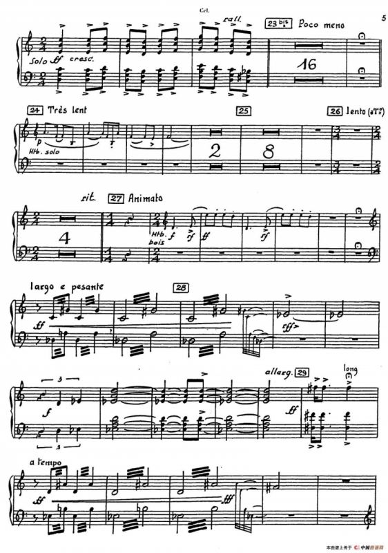 Nonetto（钢片琴分谱）