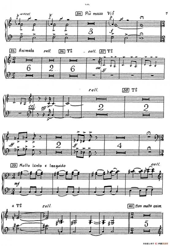 Nonetto（钢片琴分谱）