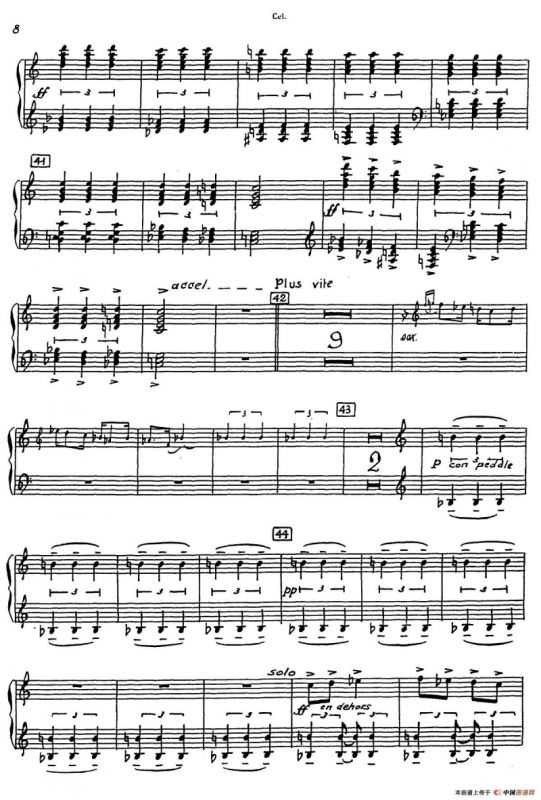 Nonetto（钢片琴分谱）