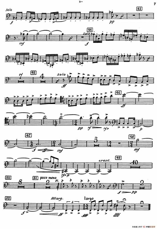 Nonetto（巴松分谱）