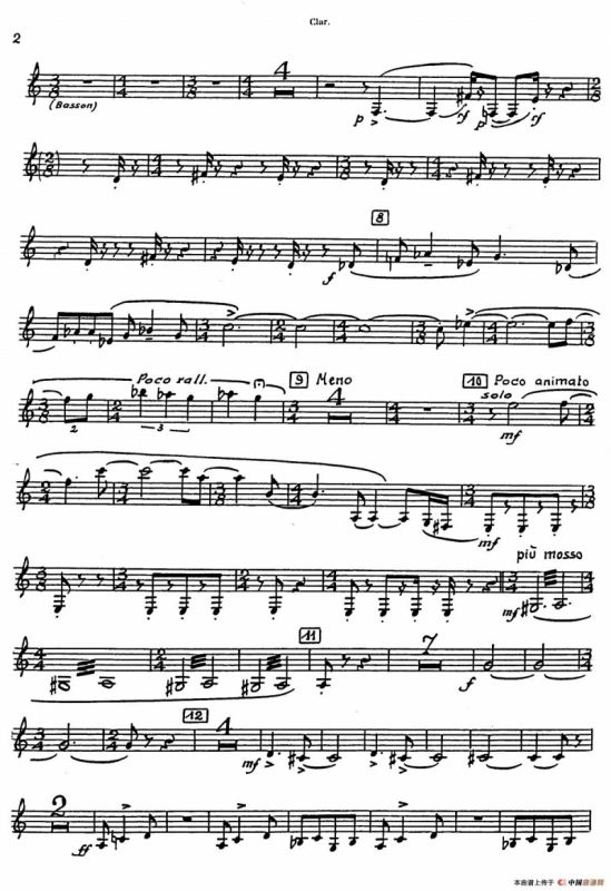 Nonetto（单簧管分谱）