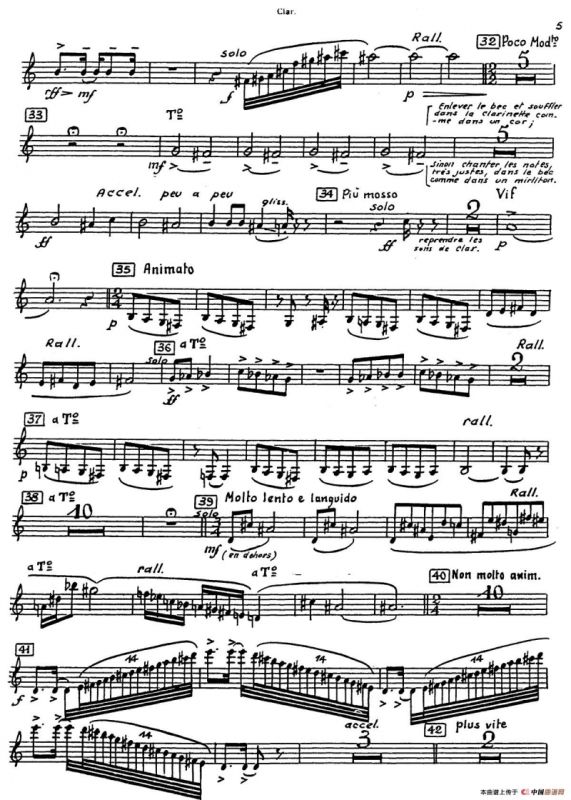 Nonetto（单簧管分谱）