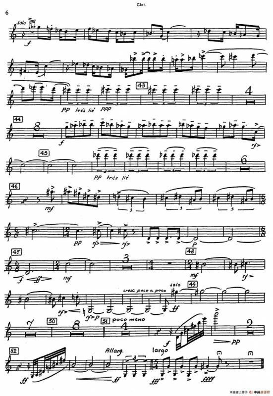 Nonetto（单簧管分谱）