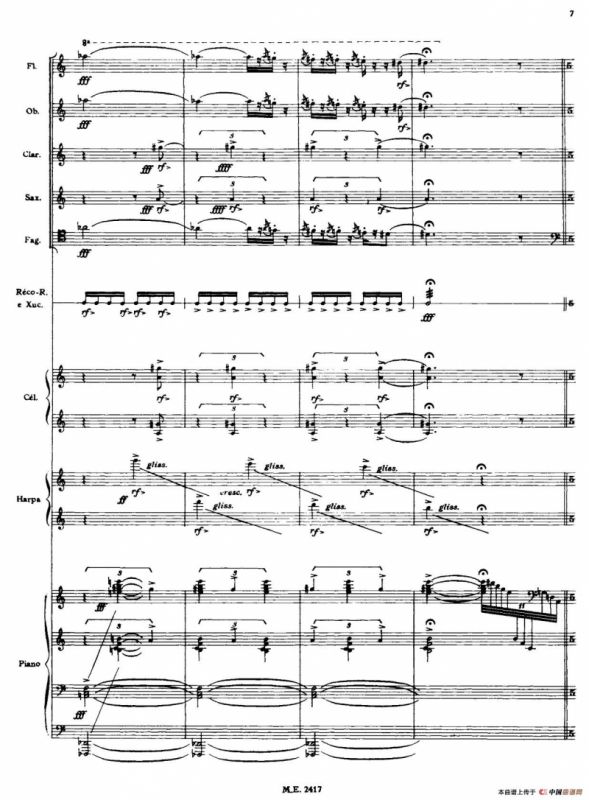 Nonetto（管乐团总谱）