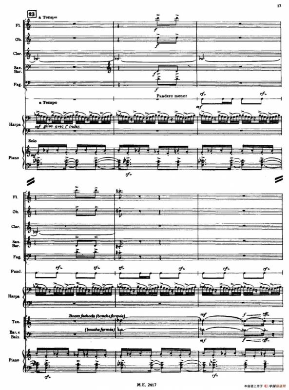 Nonetto（管乐团总谱）