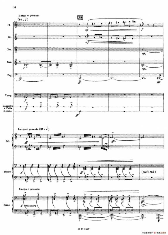 Nonetto（管乐团总谱）