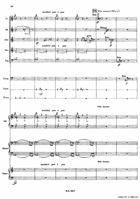 Nonetto（管乐团总谱）