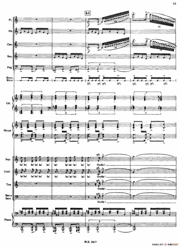 Nonetto（管乐团总谱）