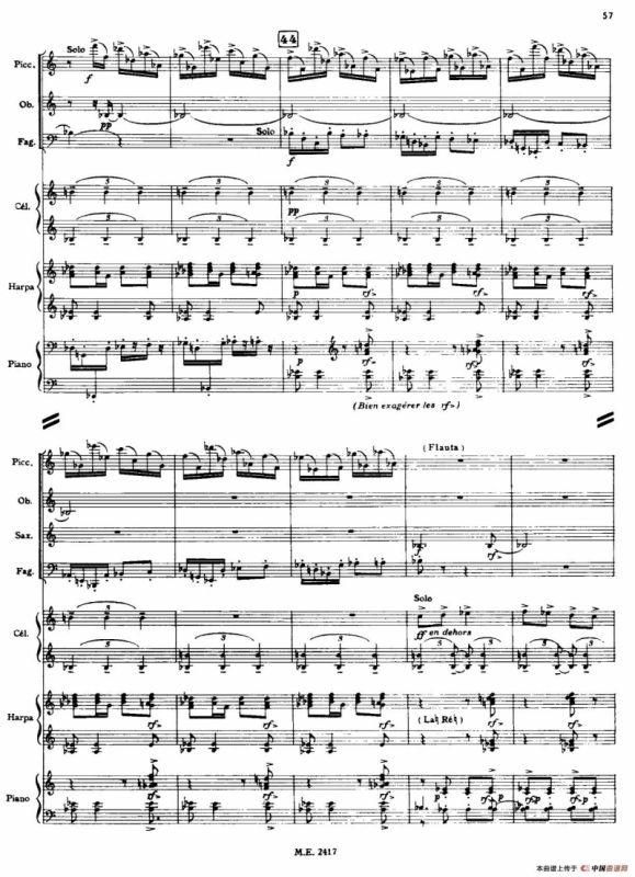 Nonetto（管乐团总谱）